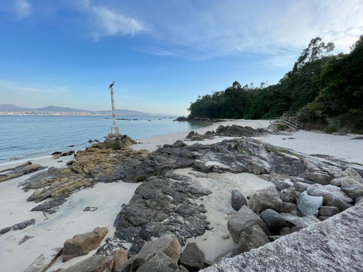 Atico En Moana- Playa A Xunqueira, A 15 Min De Vigo Leilighet Eksteriør bilde