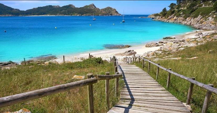 Atico En Moana- Playa A Xunqueira, A 15 Min De Vigo Leilighet Eksteriør bilde