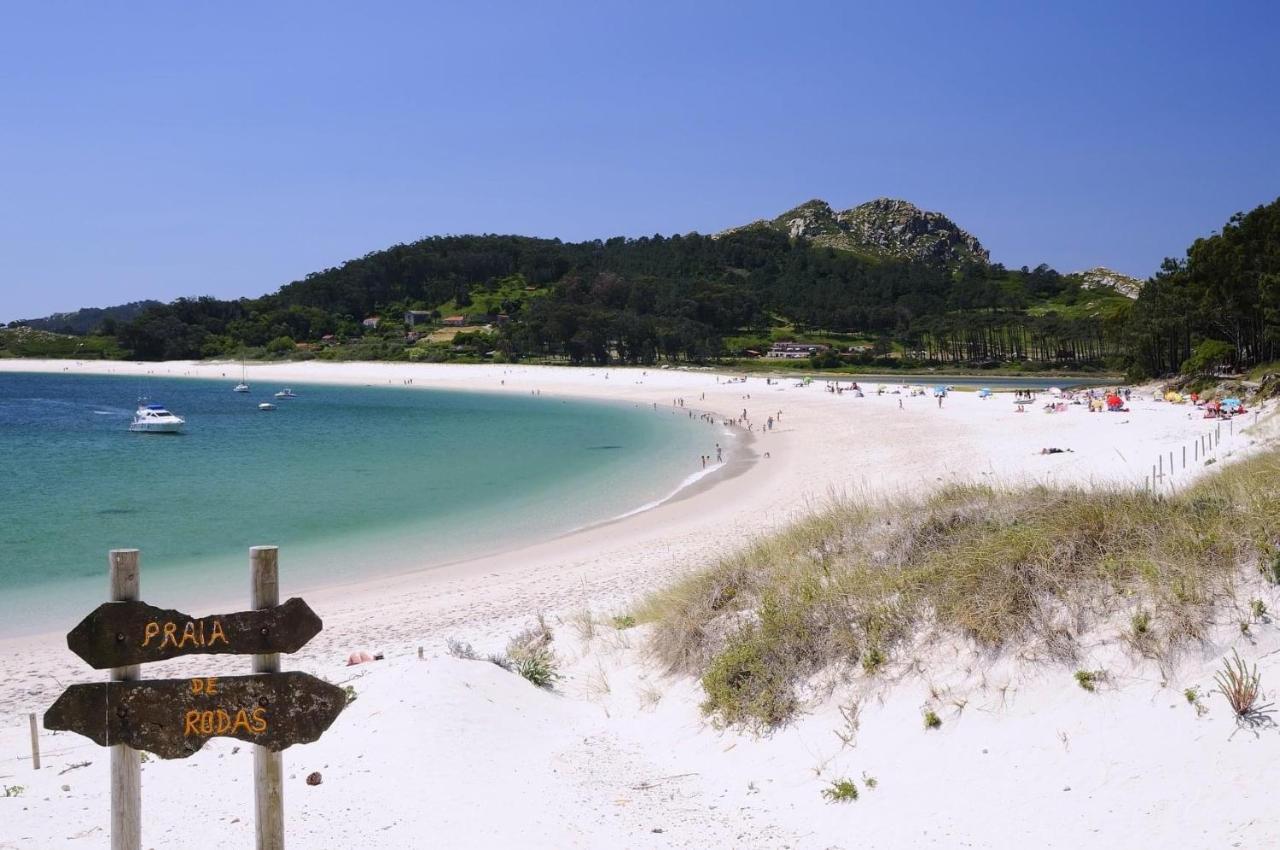 Atico En Moana- Playa A Xunqueira, A 15 Min De Vigo Leilighet Eksteriør bilde